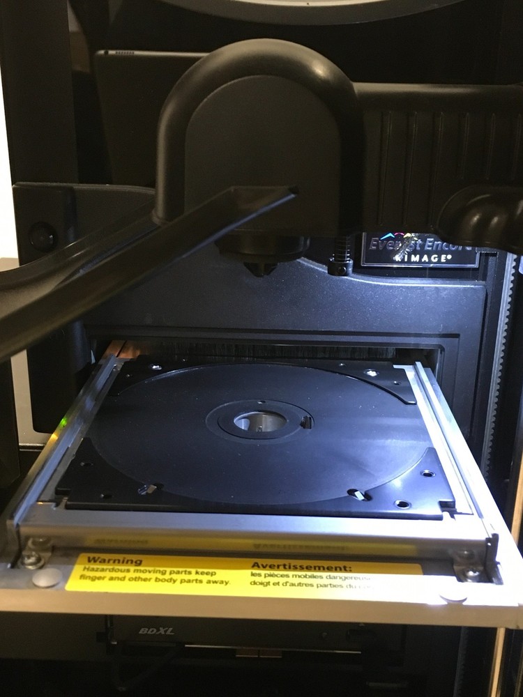 Rimage Catalyst 6000 RAS32E CD/DVD Duplicator w/ Everest Encore CDPR23B Printer