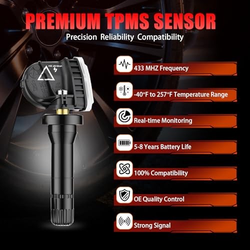 Pre-Programmed 433Mhz TPMS Sensor Compatible with GMC Acadia(2016-2022) | GMC