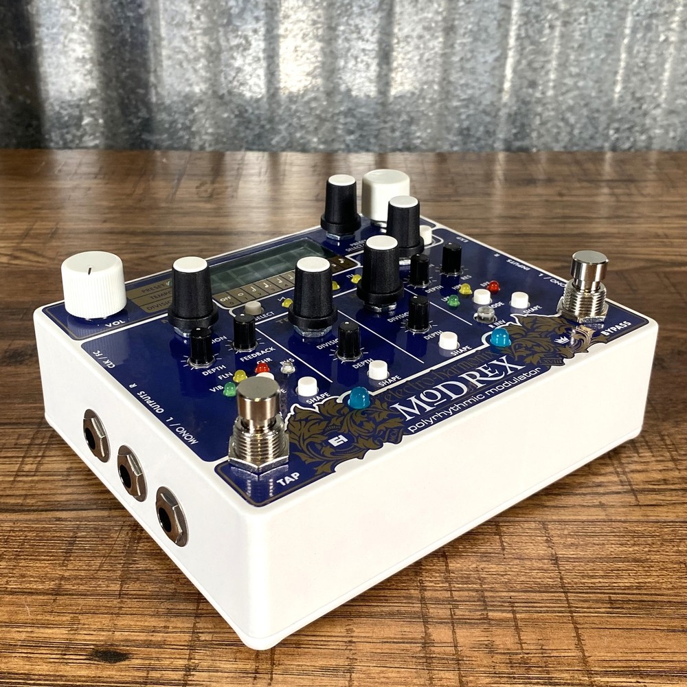 Electro-Harmonix EHX Mod Rex Polyrhythmic Modulator Guitar Synth Effect Pedal