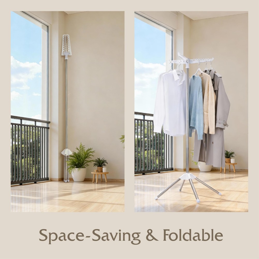 Clothes Drying Rack, Foldable Laundry Drying Rack, Indoor 59Inch Drying Rack ...