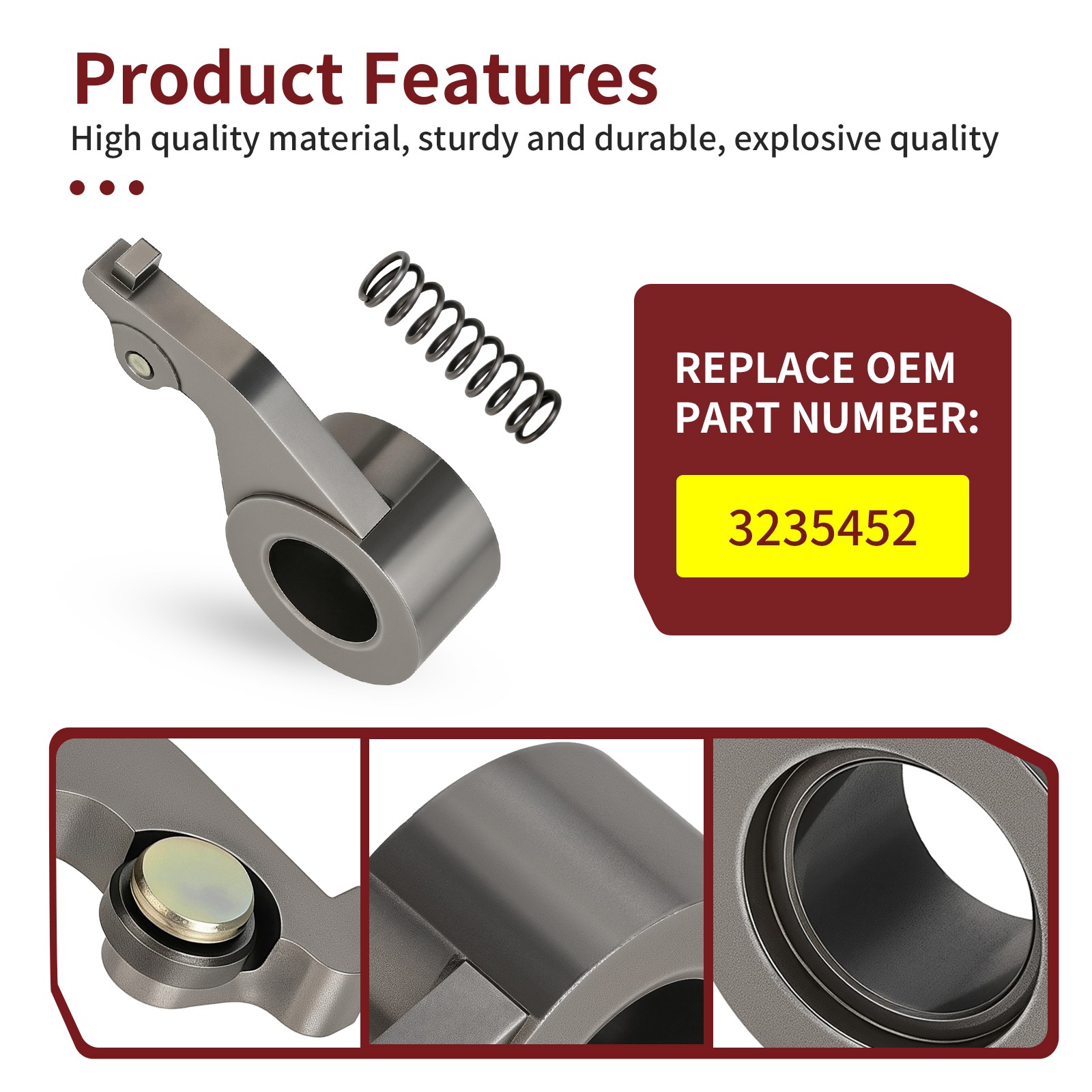 Drive Train Roller Pawl 3235452 & Spring for Polaris Ranger 570 Crew 570 2014-25