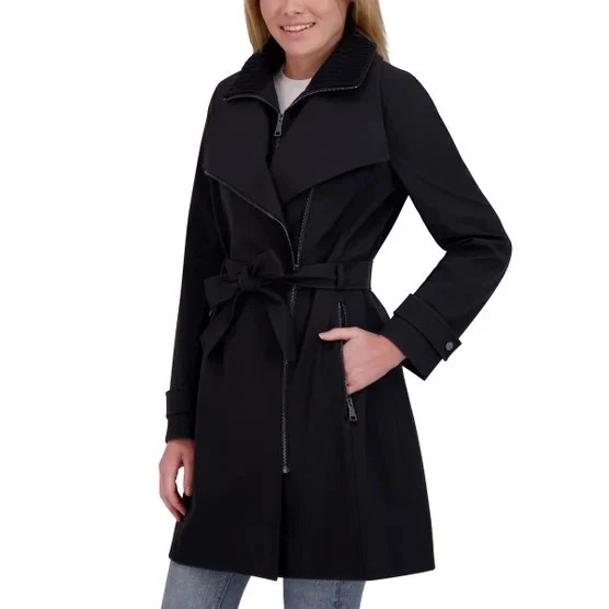 Halston Women's Belted Trench Coat