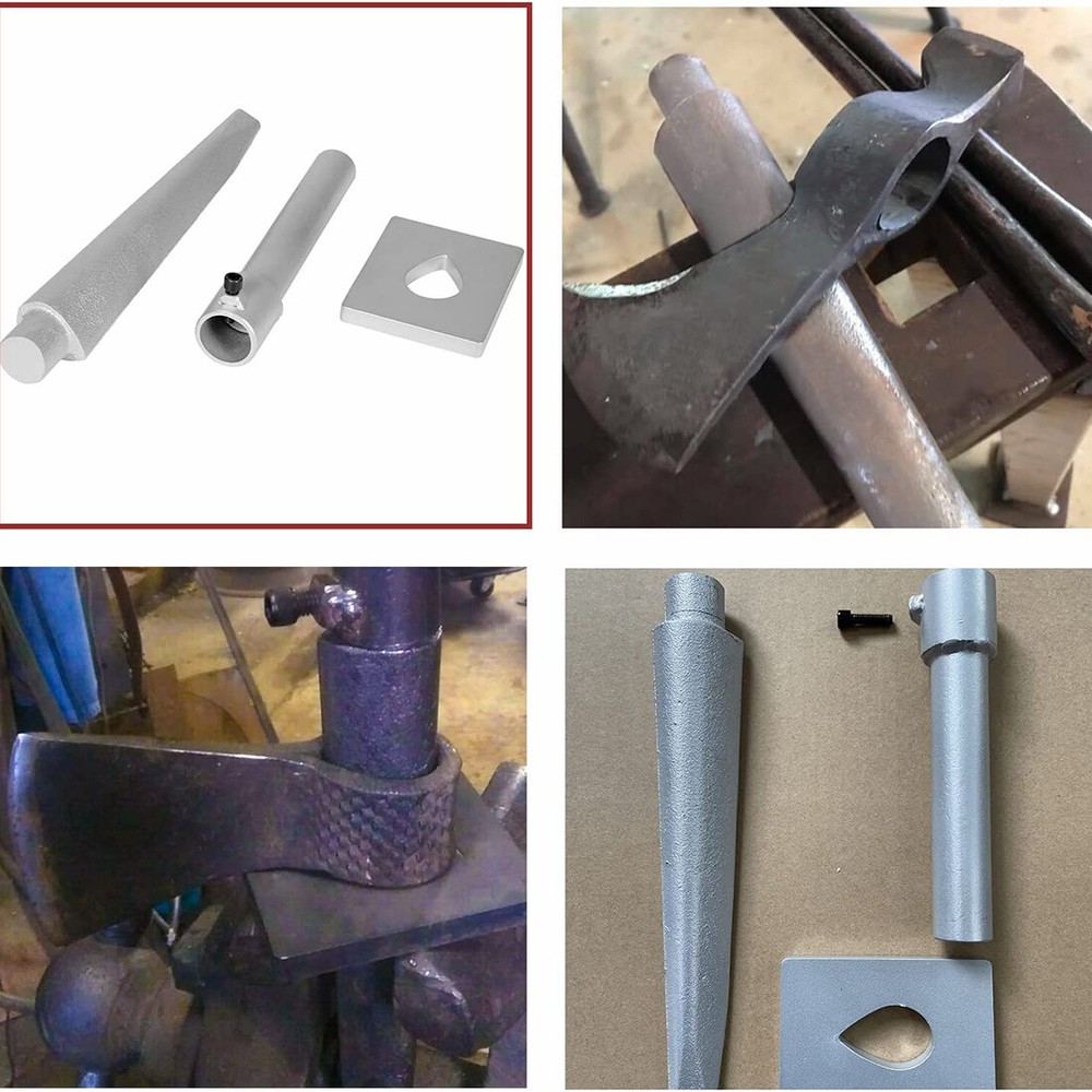 3Pcs Tomahawk Eye Drift Mandrel Blacksmith Tool Handle Hawk Maker Hammer Forging