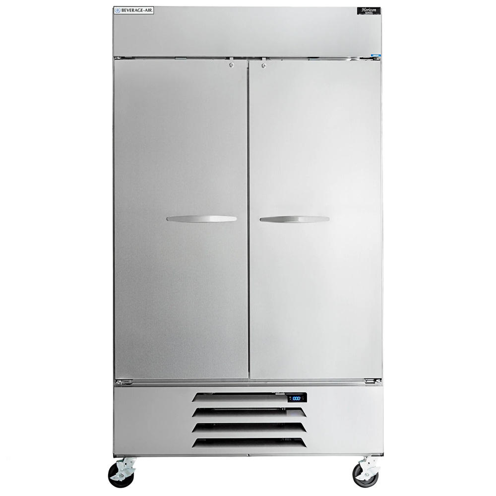 Beverage-Air 47" Two Section Solid Door Reach in Freezer