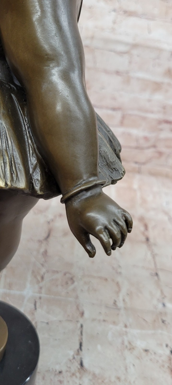 Fernando Botero Bronze Ballerina Statue Leg Up Figurine Hot Cast Artwork Gift NR