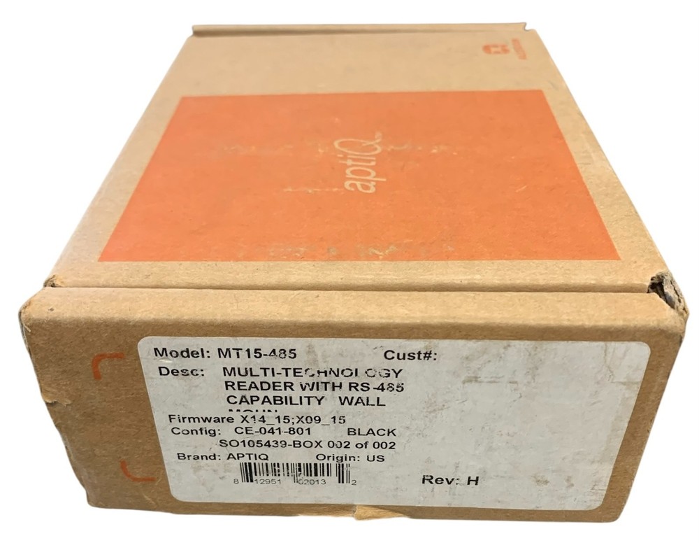 Aptiq MT15-485 Multi-Technology Reader with RS-485 Capability