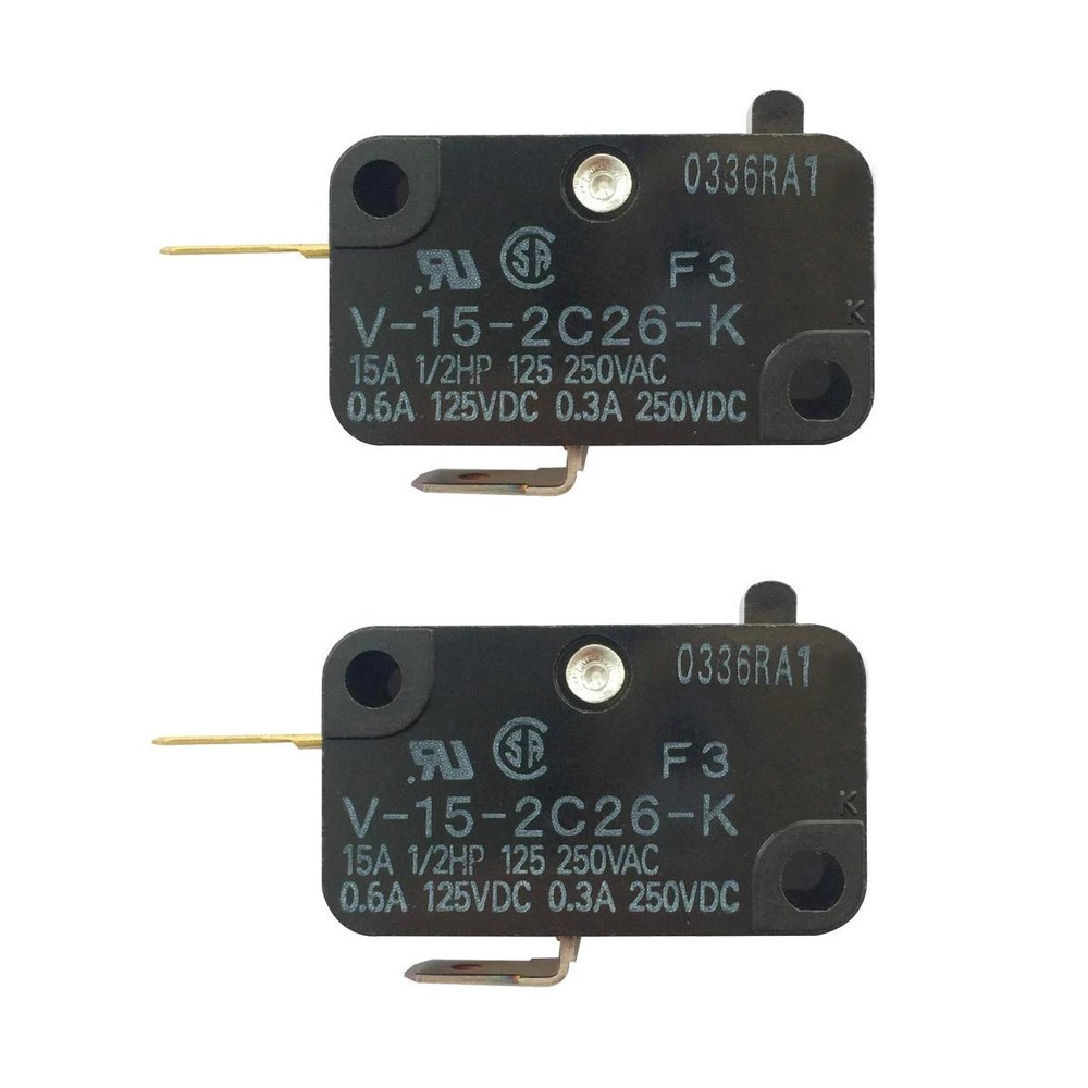 LONYE V-15-2C26-K Switch Snap Action Micro Switch Replacement for OMRON Switch S