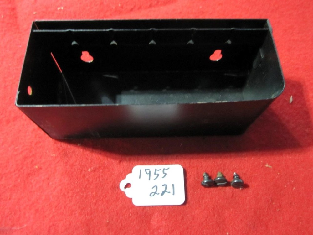 1955 Singer Featherweight sewing machine case metal accessory side box tray