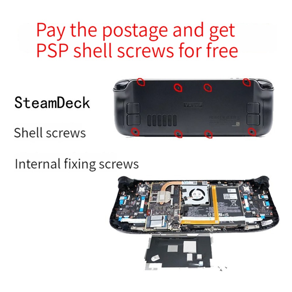 Solid State Drive Screw Copper Game Console Accessories For SteamDeck 2230 SSD