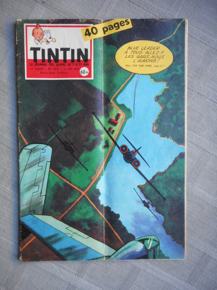 Hebdo Tintin 1St Series No. 552 Correct Condition Without More