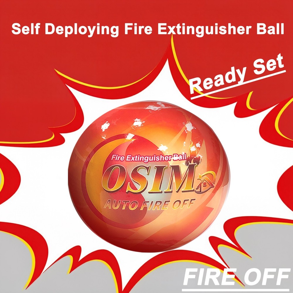 10 PACK Portable Automatic Fire Ball Extinguisher with Bracket and Hook Mount