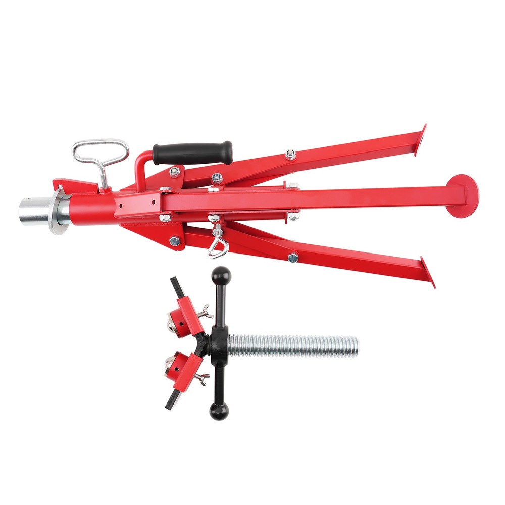 Ball Transfer Pipe Jack Stand 2500lbs Welding Support 24-42in Adjustable