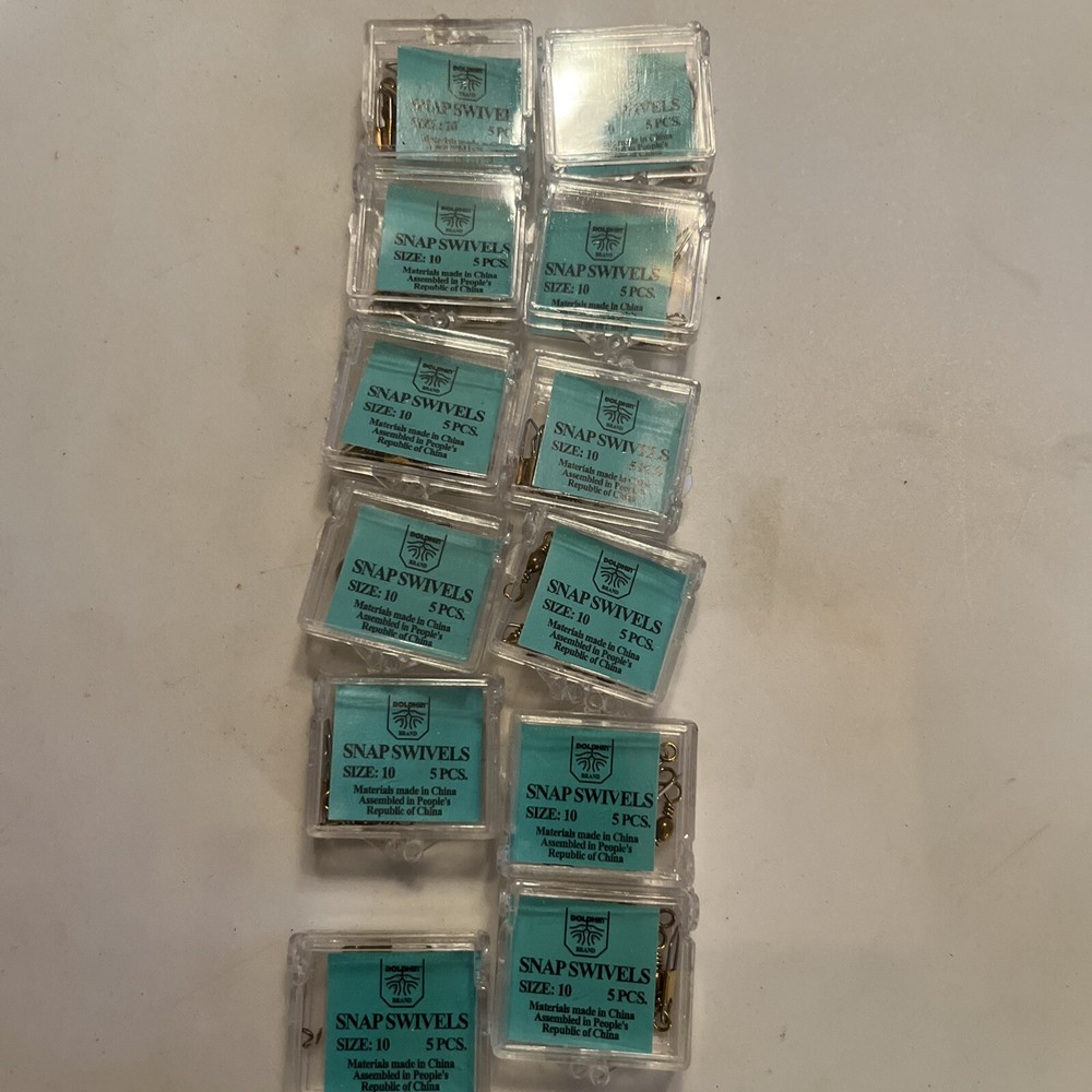 Dolphin Brass Swivel size 10 (12 PacksOf 5)
