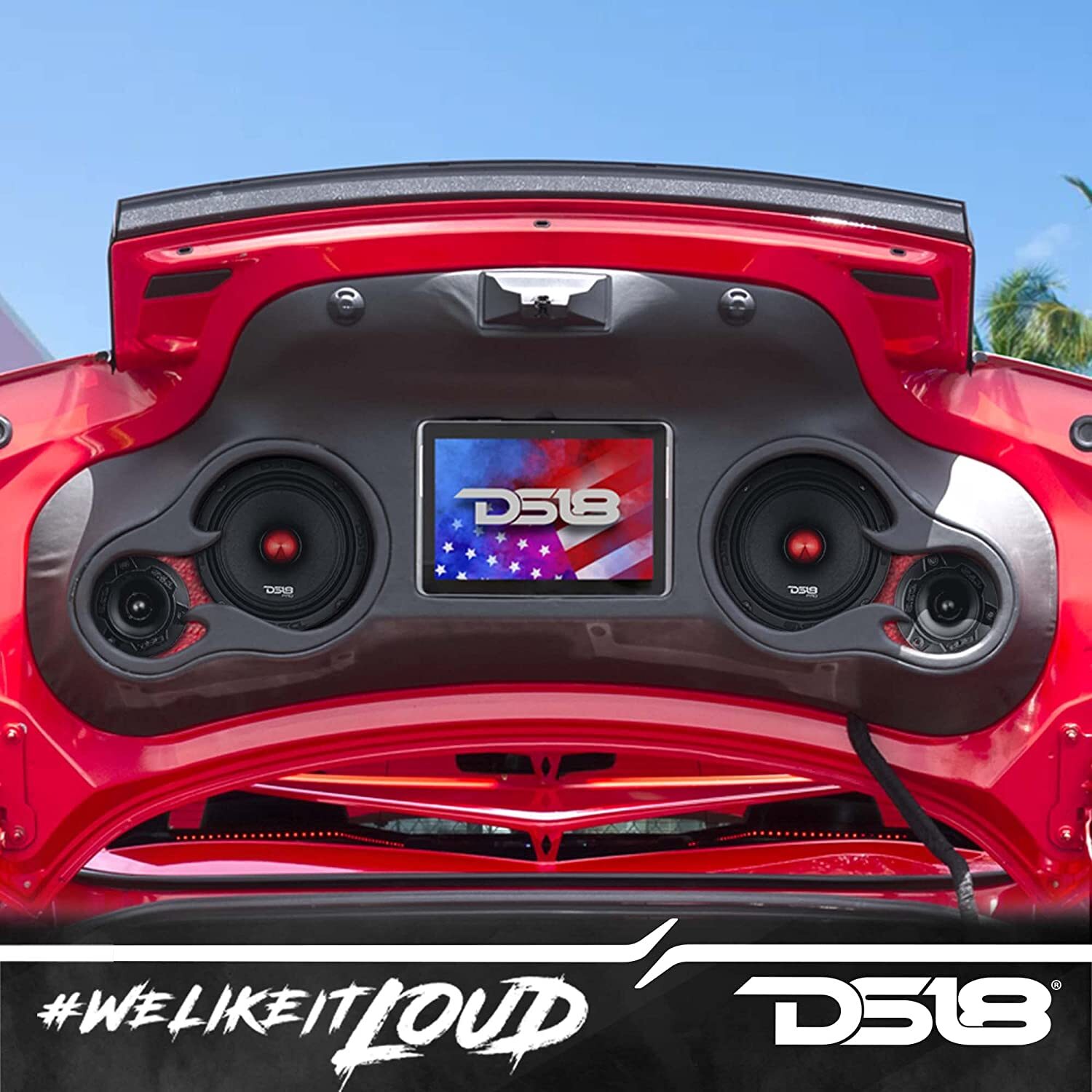 DS18 6.5" PRO-X6.4BMPK Speakers Package Mid and High - 500W Max 4 Ohms