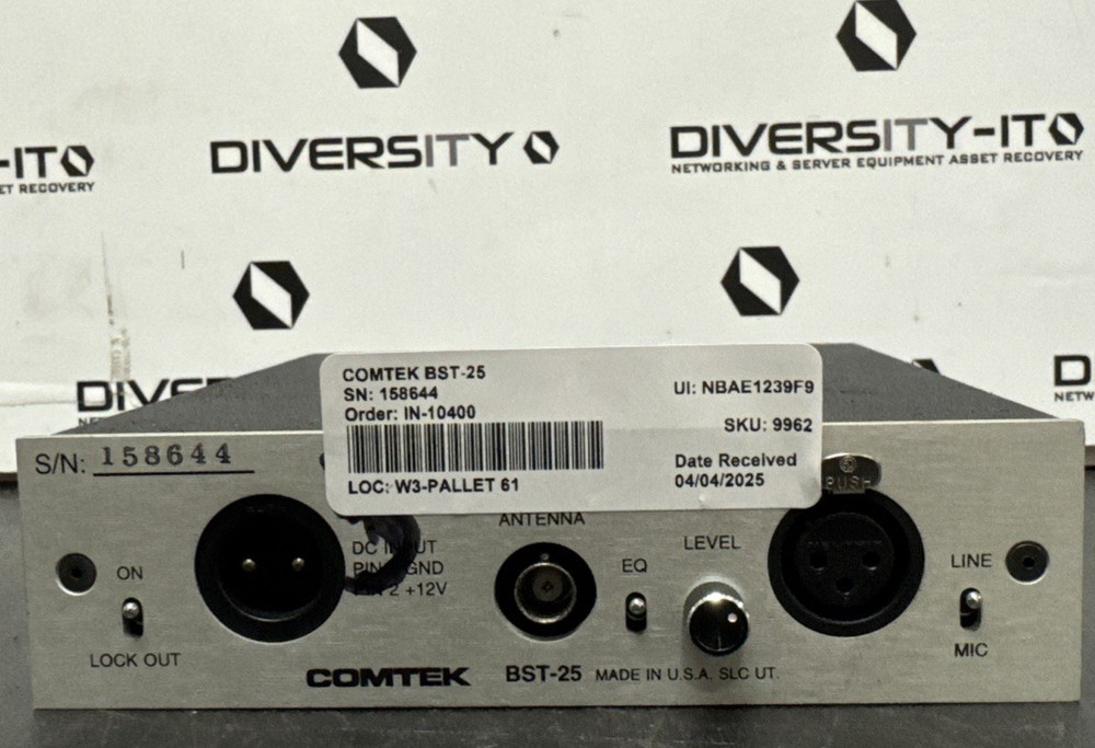 COMTEK BST-25 Synthesized Transmitter