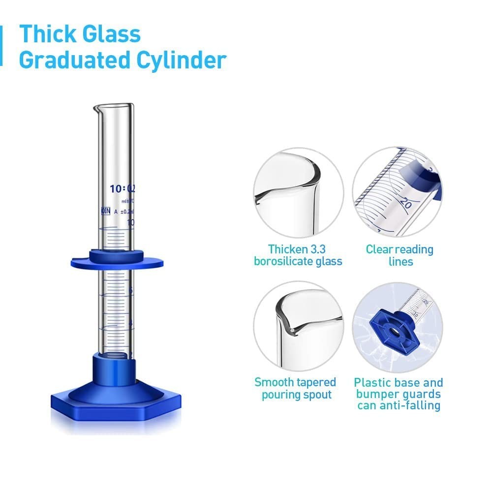 Graduated Cylinder with Brush Included