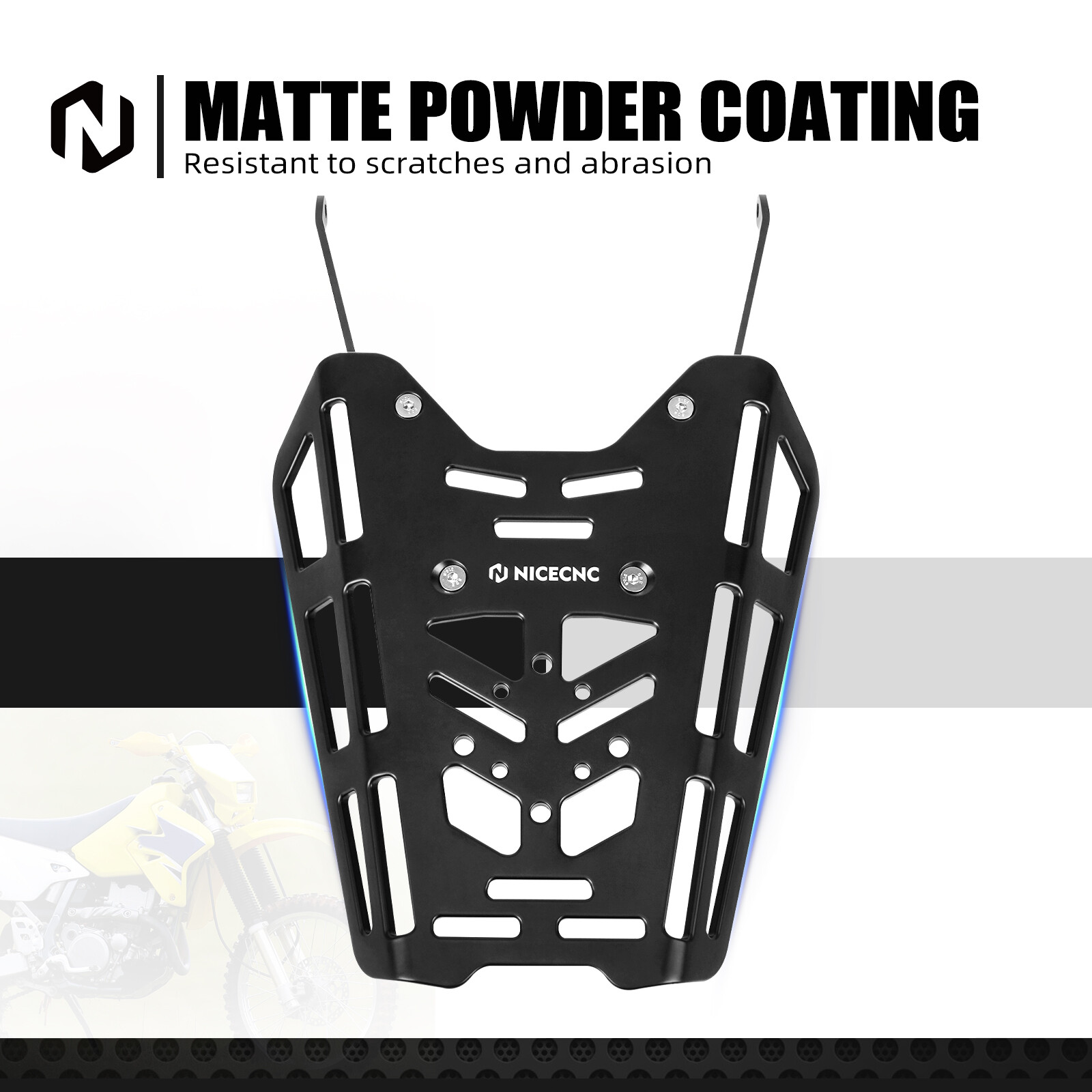 CNC Rear Luggage Rack Bracket Kit For Suzuki DR-Z400SM DRZ400S 400SM 2000-2025