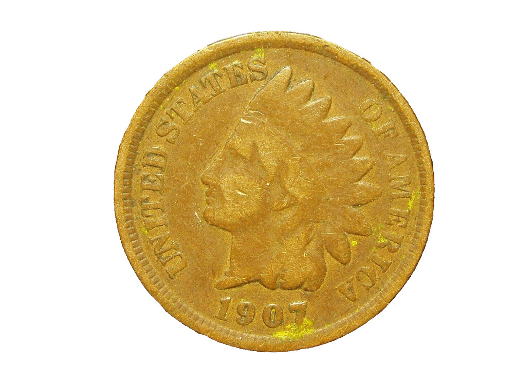 1907  INDIAN HEAD CENT #2