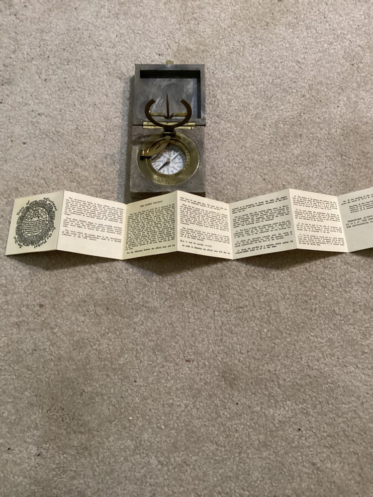 Pocket Sundial.