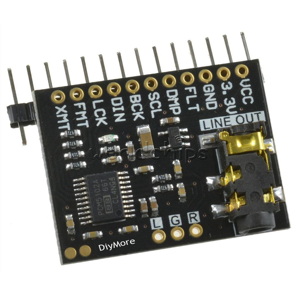 PCM5102A DAC Decoder I2S 32bit Player Module Beyond ES9023 PCM1794 Raspberry Pi