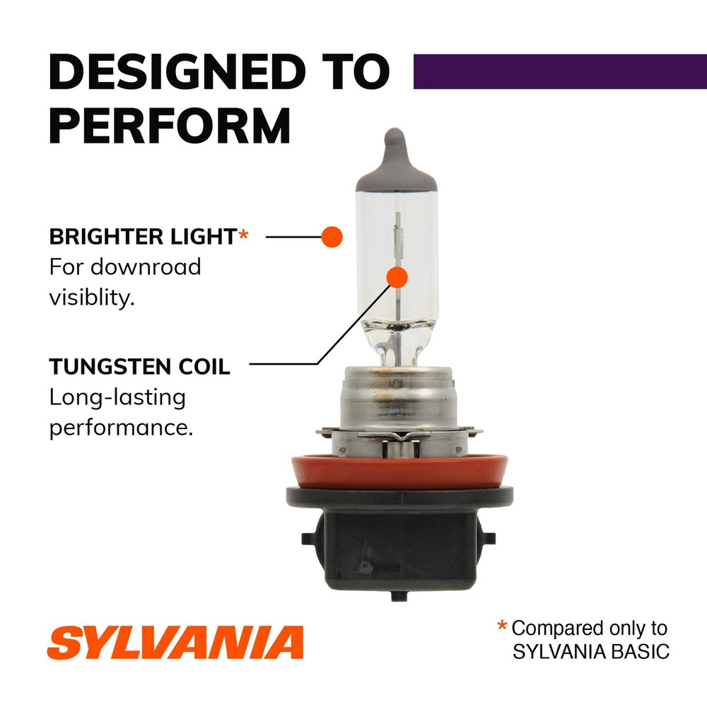Sylvania 9007 XtraVision Halogen Bulbs High Performance White Light Pair