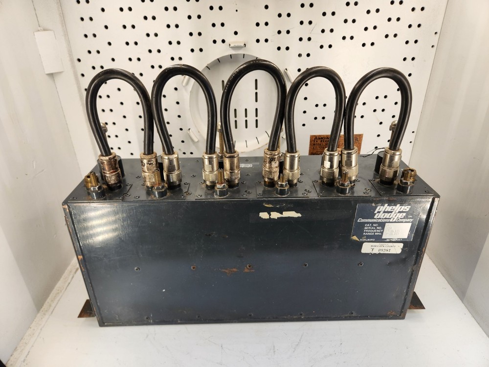 Vintage UHF PHELPS DODGE Communications Duplexer 526 - Untested
