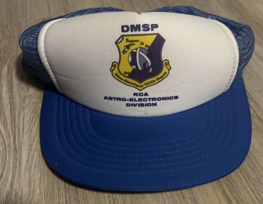 Defense Meteorological Satellite Program (DMSP) SnapBack Mesh Hat RCA Astro