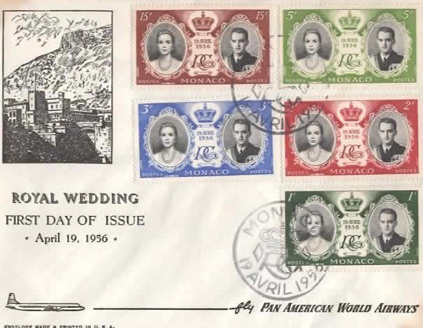 ROYAL WEDDING FDC MONACO (A)