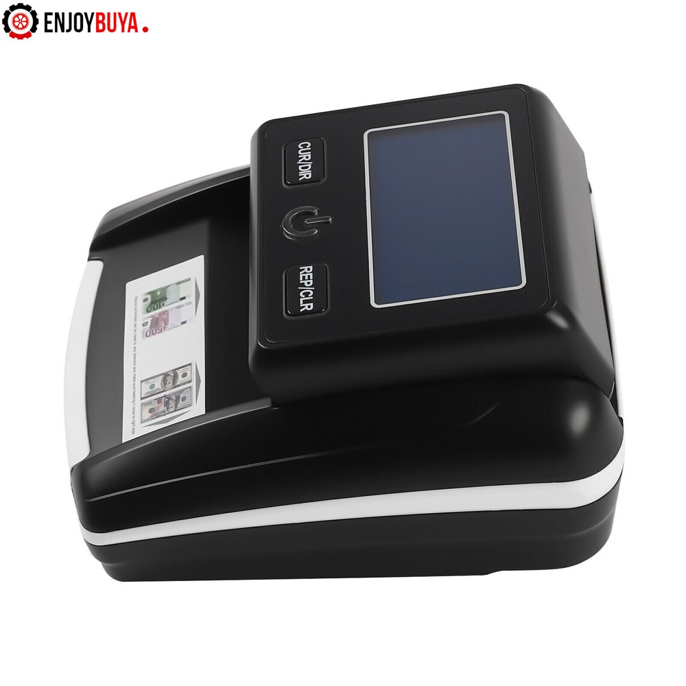 Automatic Bill Counter and Counterfeit Detector with UV, MG, IR Technology