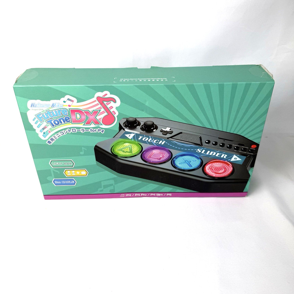 PS4 Hatsune Miku Project DIVA Future Tone DX Mini Controller Mint from Japan