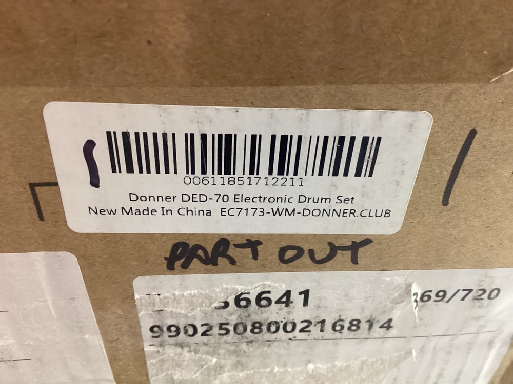 🥁 Donner DED-70 Electronic Drum Set - REPLACEMENT SUPPORT TUBE TEE FITTING ONLY