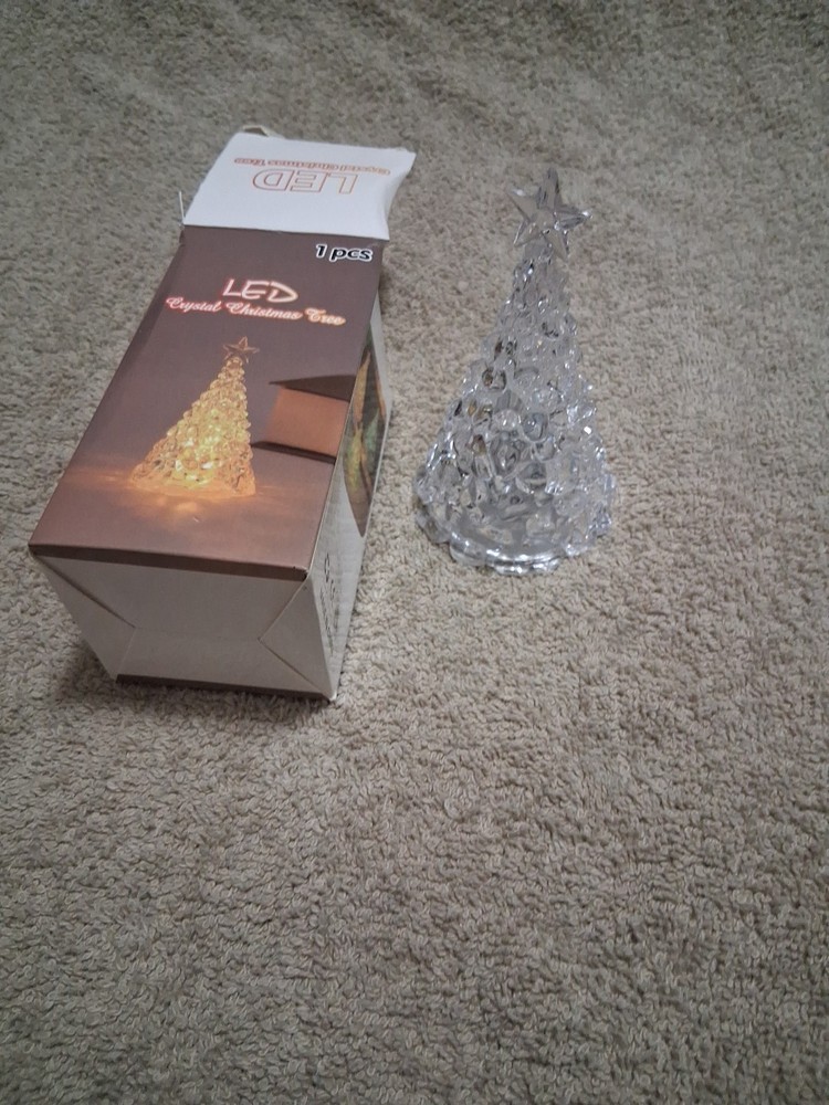 LED Christmas tree crystal