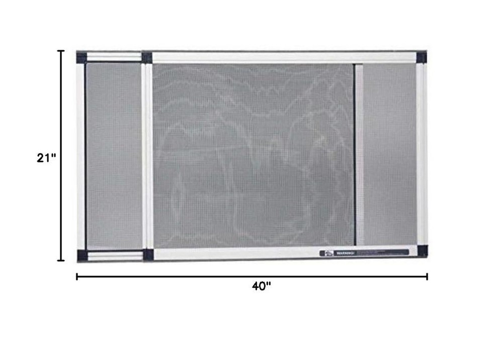 Fenestrelle Expandable Window Screen – 15″ H × 21″–