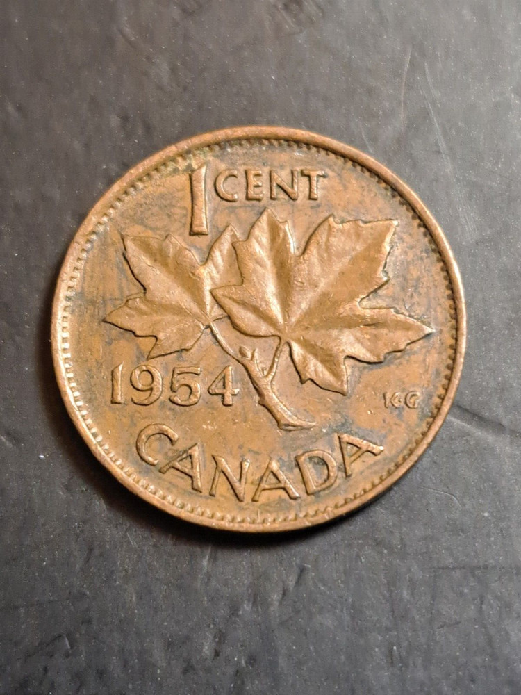 1954 CANADA 1 CENT PENNY