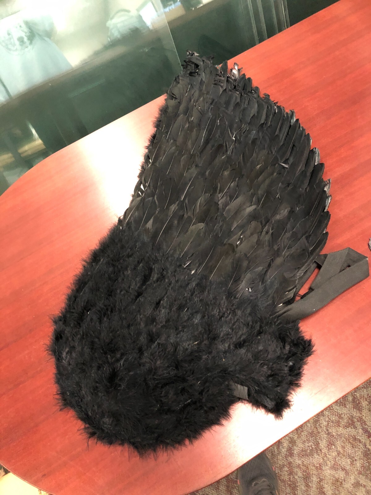 Touch of Nature Black Adult Angel Wings 52" by 36"