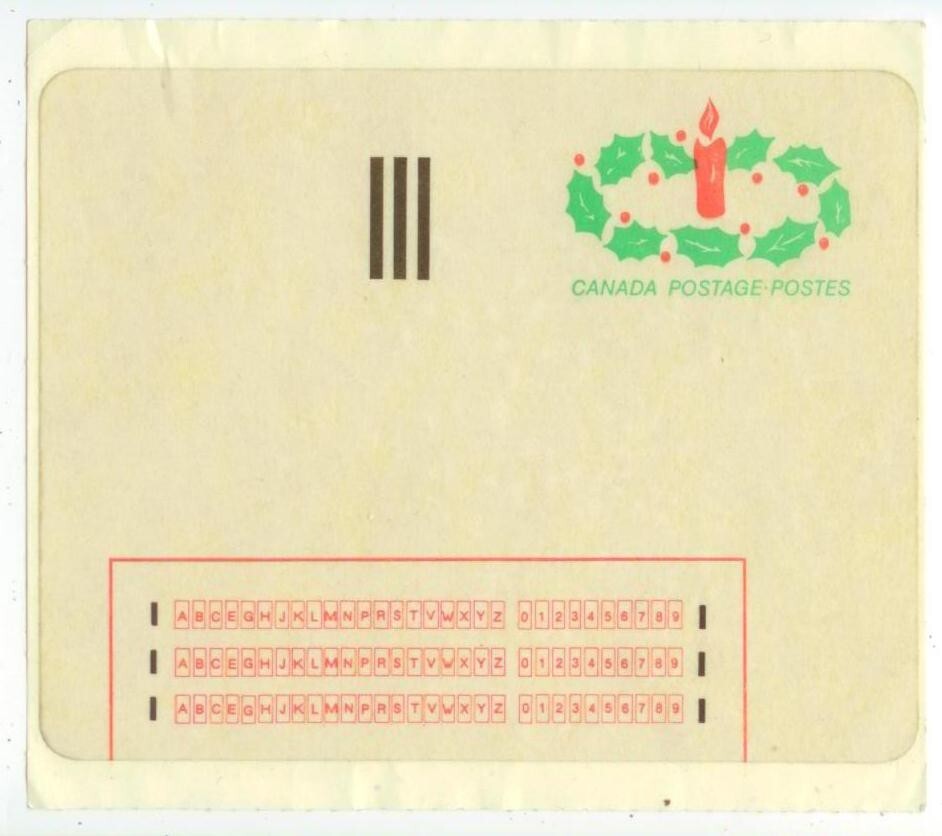 Canada Postage label - computer-vended?