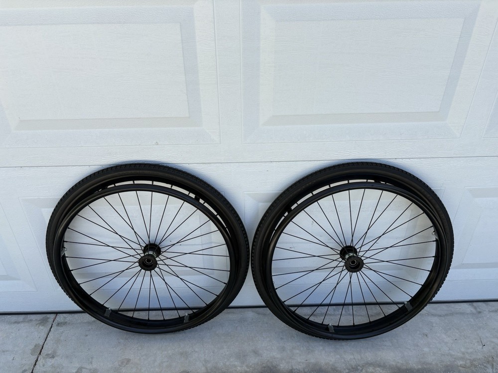 Shadow Wheelchair Wheels .Pair . 22" Quickie ,Tilite .