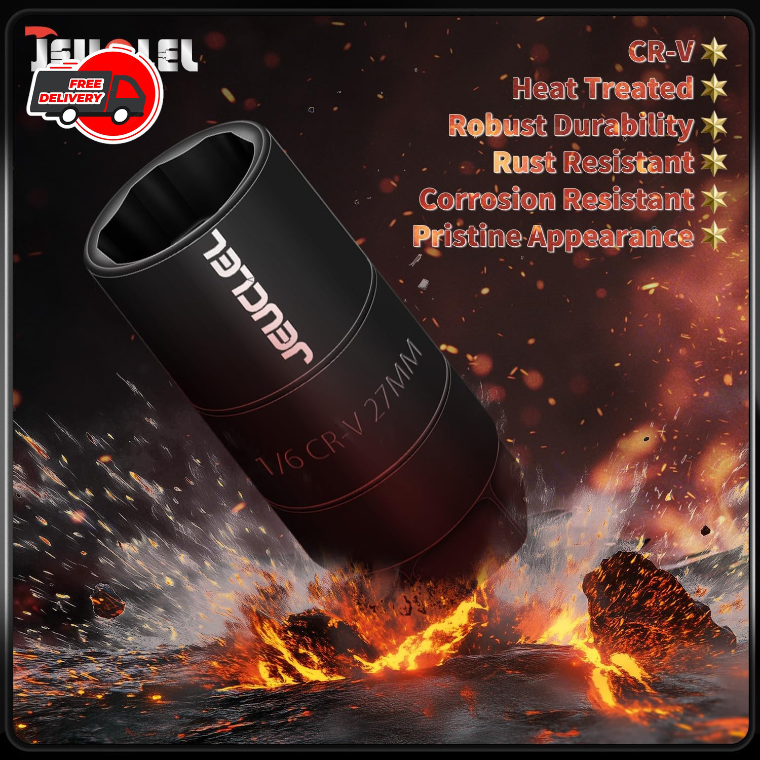 Oil Pressure Sensor Switch Socket, Special Size 1-1/16 Inch, 3/8" Black