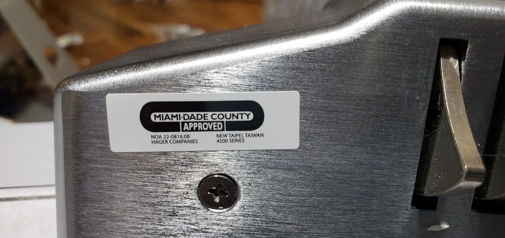 New Hager 4500 Series Push Emergency Panic Exit Device 44" Satin Chrome