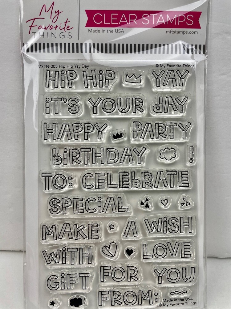 My Favorite Things Clear Stamps
