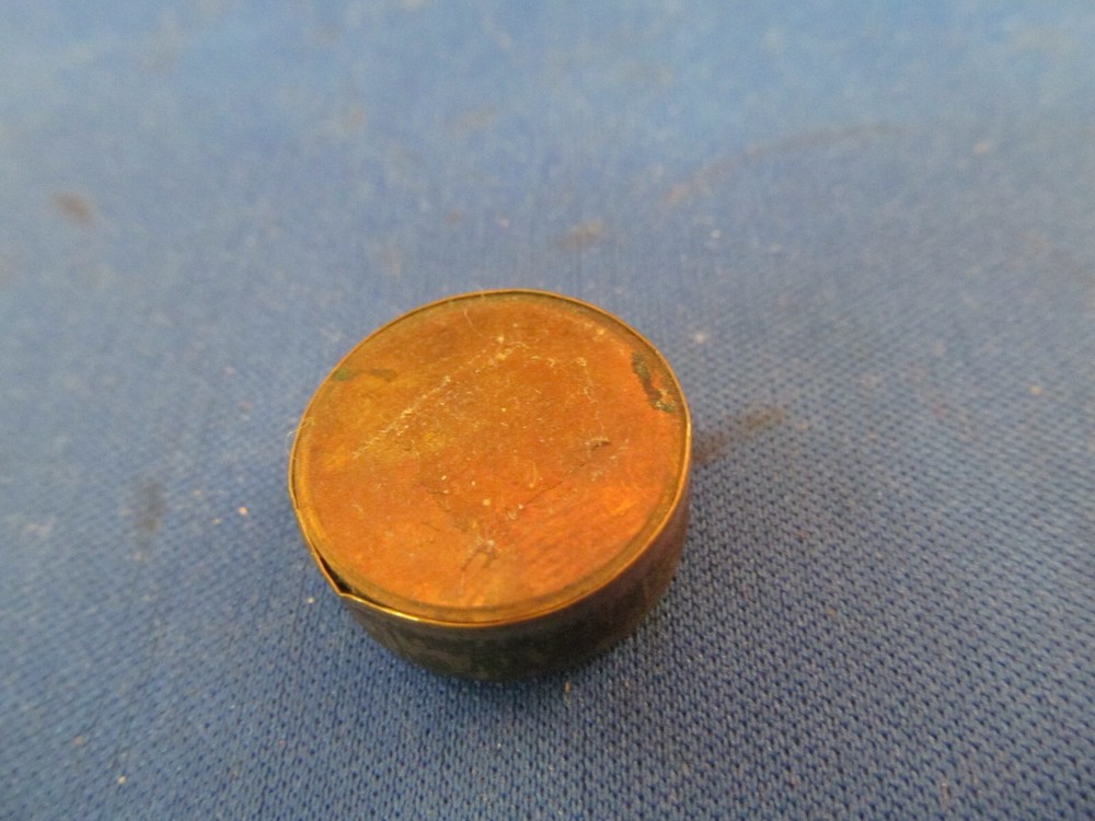 ANTIQUE 3/4" MINIATURE BRASS COMPASS