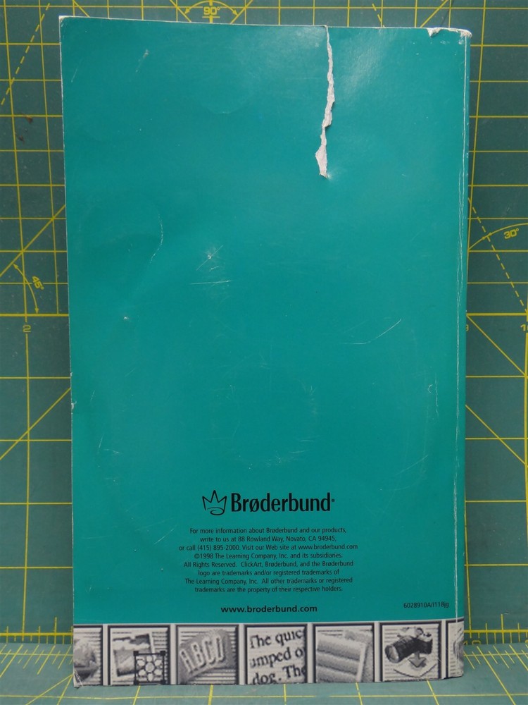 ClickArt Web Site Workshop 1998 Manual and Graphics Reference Book With CD