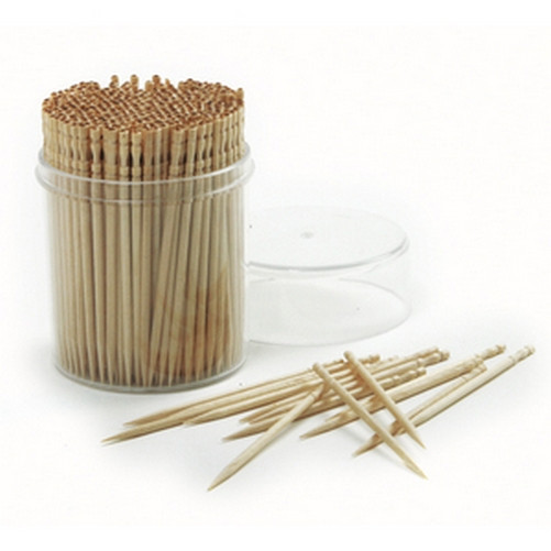 Ornate Fancy Wooden Toothpicks, 360 Count, Great for Hors d'oeuvres, New, Norpro