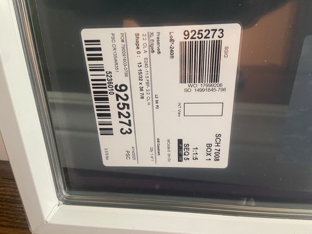 Andersen casement window CR135