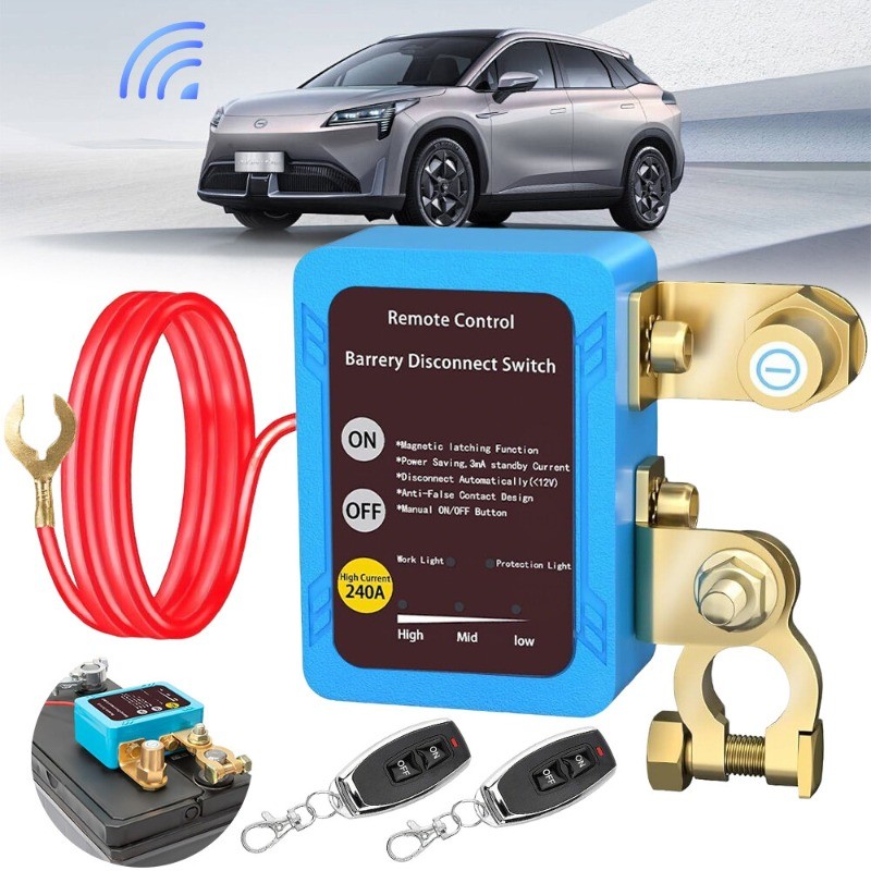 Remote Control Car Battery Switch Disconnect Power Kill Master Isolator Cut Off