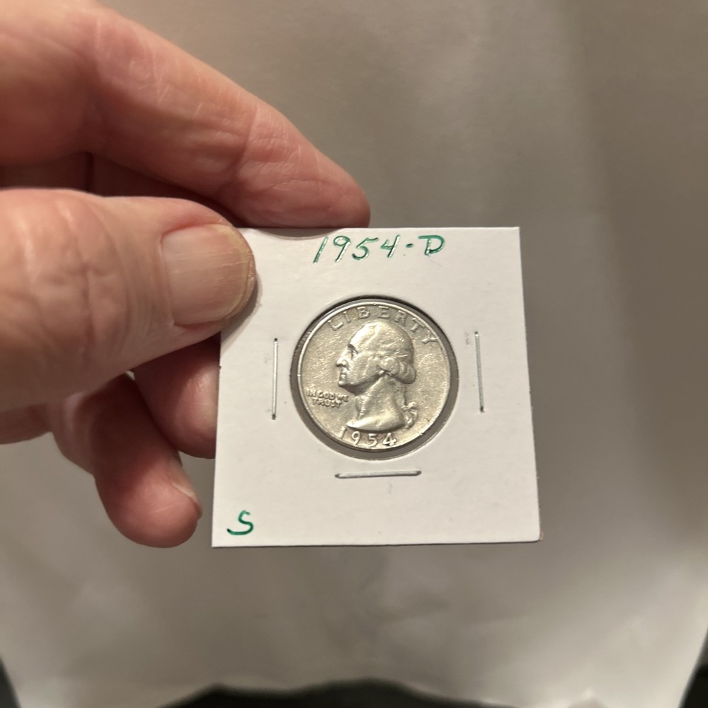 1954-D Silver Washington Quarter Dollar ---- (S)