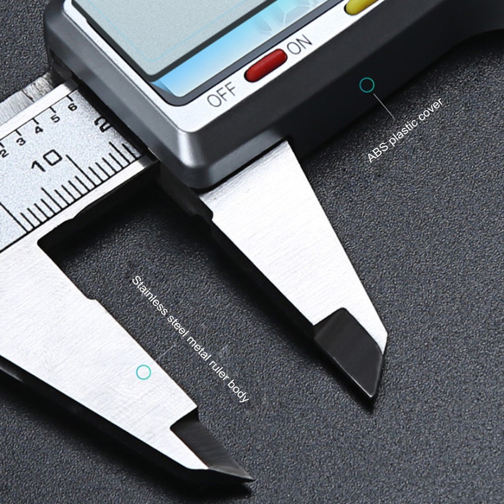 6" Measure tool micrometer digital ruler electronic caliper vernier caliper