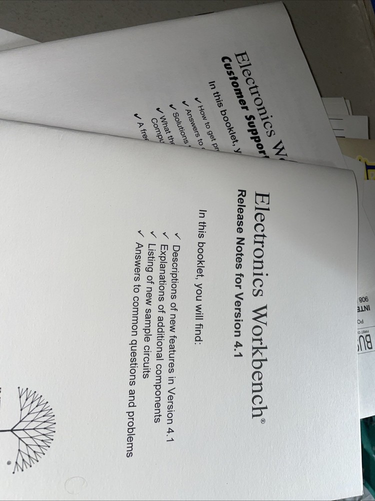 Electronics Workbench 4.1c 3.5" Disks Lab Computer Vintage PC Windows Software