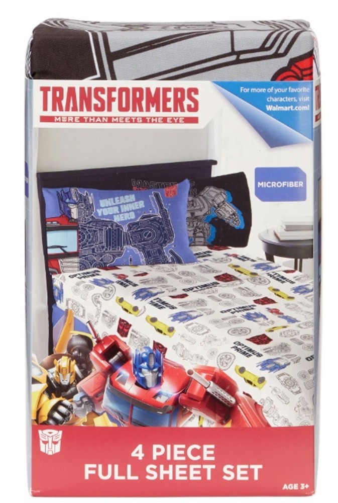 Hasbro Transformers Kids Full Size Sheet Set