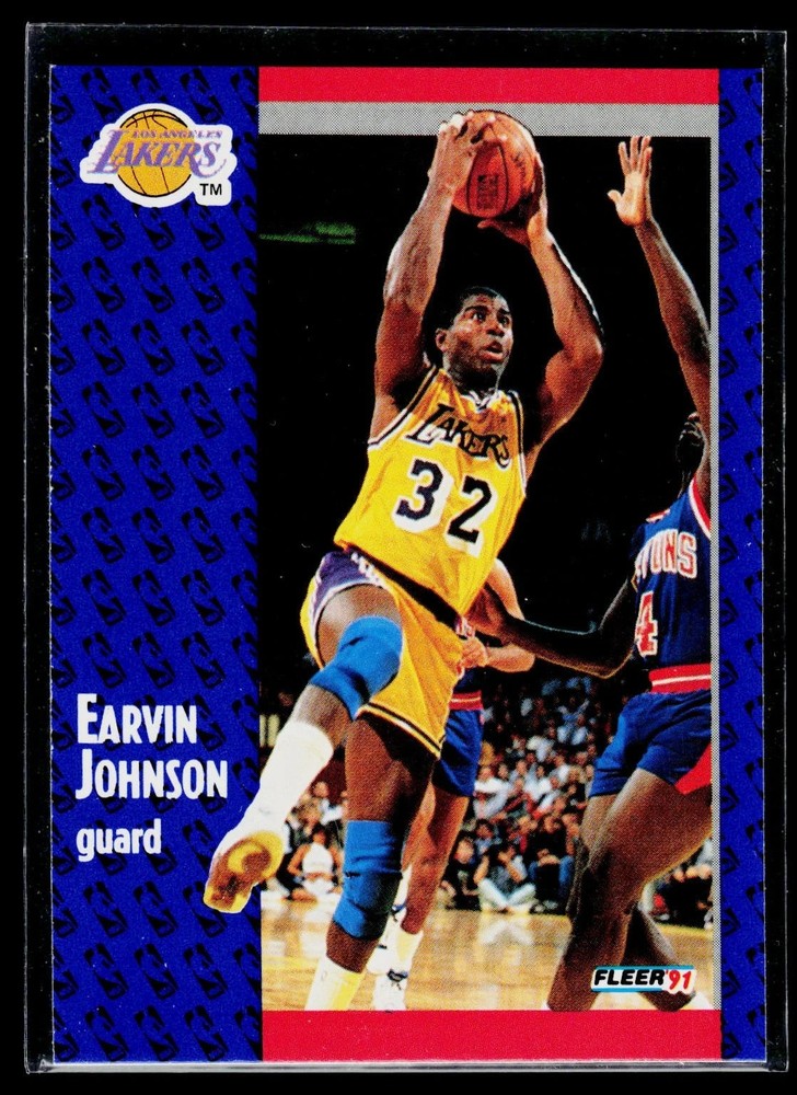 !!!     MAGIC JOHNSON  FLEER   BASKETBALL  CARD  $$